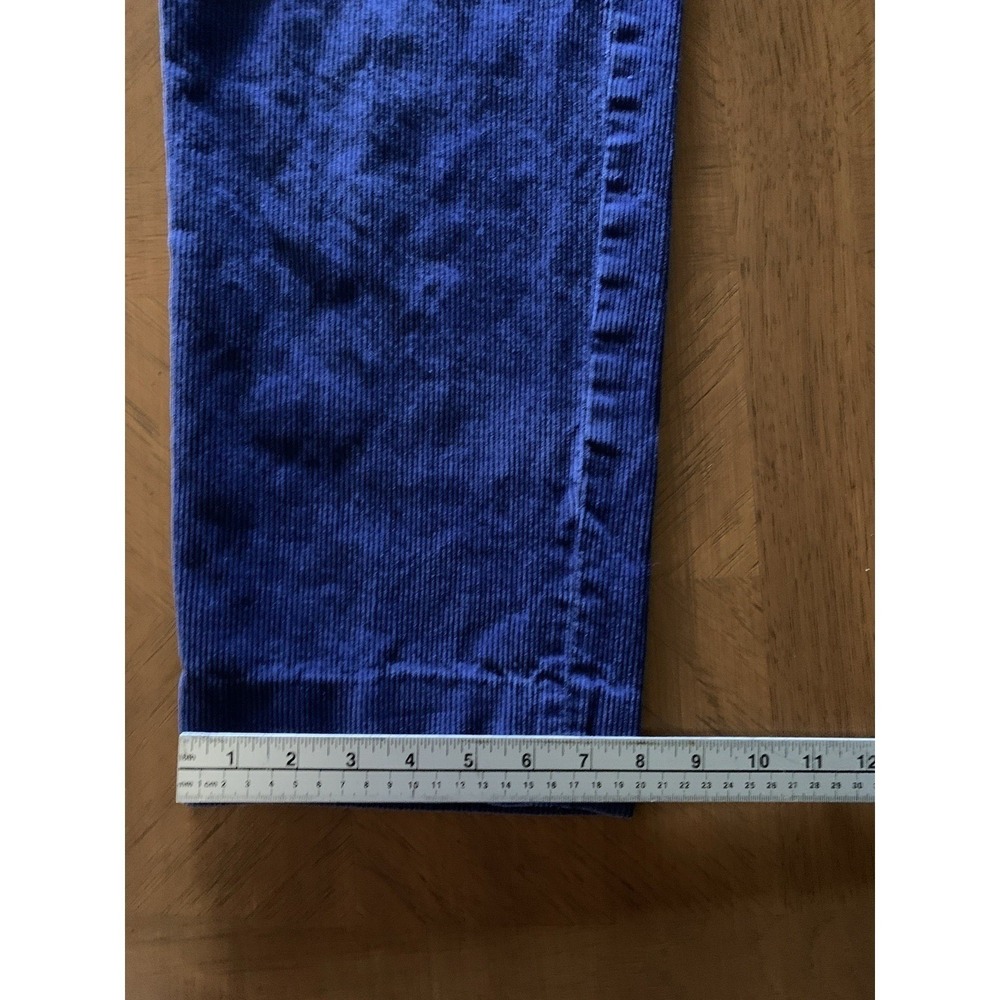 VTG Woolrich Men's Navy Corduroy Pants 34x29 Pleated Baggy Loose - Picture 16 of 16